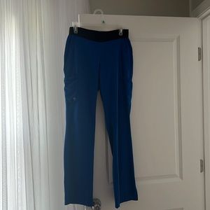 Royal blue scrub pants